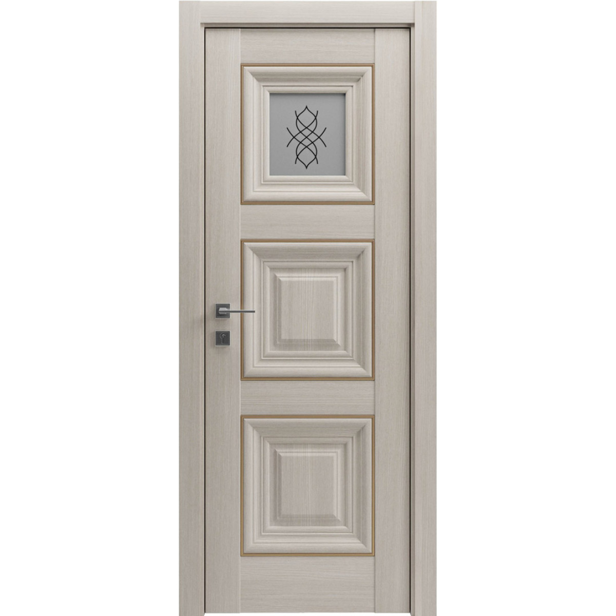 Межкомнатная дверь Versal Irida (small molding) 1 стекло рис.1 или рис.2 Rodos Межкомнатная дверь Versal Irida (small molding) 1 стекло рис.1 или рис.2 Rodos