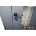 Входные двери ABWEHR модель Nordi Glass комплектация Defender 1200 (RAL 7021T + Уличная пленка)