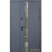 Входные двери ABWEHR модель Nordi Glass комплектация Defender 1200 (RAL 7021T + Уличная пленка)