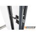 Входные двери ABWEHR модель Nordi Glass комплектация Defender 1200 (RAL 7021T + Уличная пленка)