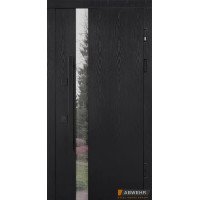 Входные двери ABWEHR с терморазрывом модель Carat комплектация Termix (Lampre Black Wood + Уличная пленка)