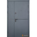 Вхідні металеві двері ABWEHR модель Solid комплектація Defender 1200 (RAL 7021T + Вулична плівка)