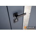 Входная дверь ABWEHR Defender 1200 Nordi Glass 506 полуторные металл покраска RAL 7021T / белый Vinorit
