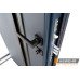 Входная дверь ABWEHR Defender 1200 Nordi Glass 506 полуторные металл покраска RAL 7021T / белый Vinorit