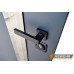Входная дверь ABWEHR Defender 1200 Nordi Glass 506 полуторные металл покраска RAL 7021T / белый Vinorit Входная дверь ABWEHR Defender 1200 Nordi Glass 506 полуторные металл покраска RAL 7021T / белый Vinorit
