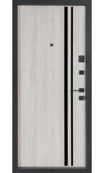 Входная дверь Булат (Цитадель) B-81 (квадро) Kale модель 584 Дуб немо карбон / Дуб немо лате