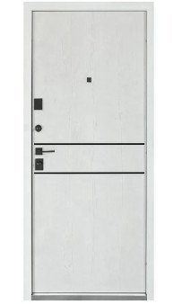 Входная дверь Булат (Цитадель) К-88 (квадро) модель 562 Дуб Табак/Рустик Авиньон Блан