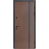 Входная уличная дверь Булат Котедж мод.710/265 Metalic Wood / Молочный