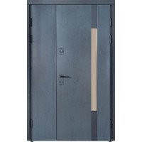 Входная уличная дверь Булат Термо House модель 705/431 - 1200 мм. Тёмный антрацит/Белый атласный (со стеклопакетом) Входная уличная дверь Булат Термо House модель 705/431 - 1200 мм. Тёмный антрацит/Белый атласный (со стеклопакетом)