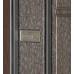 Входная уличная дверь Булат Термо House модель 703/191 - 1200 мм. Венге тёмный/Венге тёмный