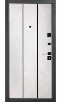 Входная дверь Булат Ультра Kale модель 535 Бетон антрацит / Бетон снежный