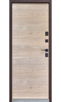 Входная дверь Форт Нокс "Крафт" матовый коричневый 8019 / астана розвуд горизонт