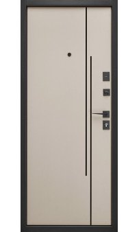 Входная дверь Форт Нокс "Стандарт" дримвуд тёмный / полотно норд антискрейч