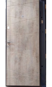 Входная дверь Magda Тип 2 Модель 100 бетон темный /бетон светлый