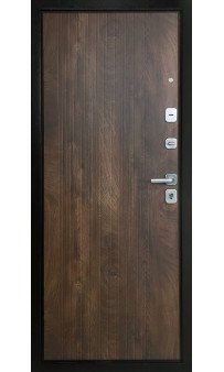 Входная дверь Министерство Дверей БЦ "Хотин" медь / спил коньячный (мет/мдф)