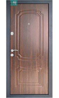 Входная дверь ПО-01 орех коньчяный