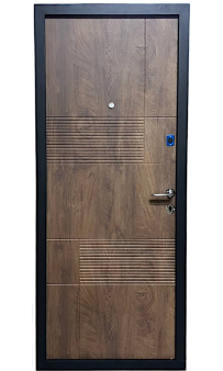 Входная дверь Портала "Калифорния" (серия Элегант) Спил коньячный