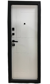 Входная дверь Портала "Неаполь 2" (серия Люкс) Дуб крафт / Белая шагрень