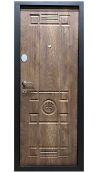 Входная дверь Портала "Монарх" (серия Трио Лайт) Спил коньячный