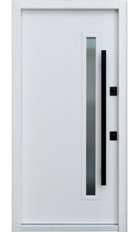 Входная дверь Proof Standart Mottura Rio S Loft PF антрацит серый песок/ vin белый атлас