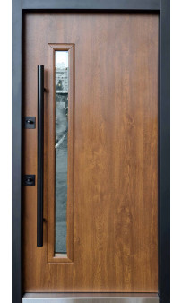 Входная дверь Proof Standart Mottura Rio-S Loft Vinorit Дуб темный DMD 1200