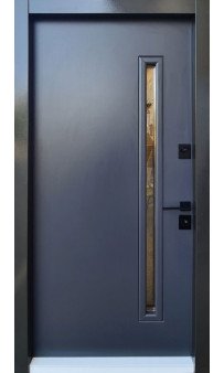 Входная дверь Proof Standart Mottura Slim S Vinorit Антрацит