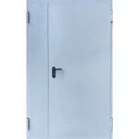 Вхідні технічні двері QDOORS "Протипожежні" EI60 (двостулкові) + завіси з дотягувачем