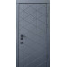 Вхідні двері QDOORS Авангард Бакарді антрацит / біла емаль (ЧБ)