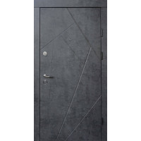 Входная дверь QDOORS Ультра Флэш мрамор темный / бетон бежевый Входная дверь QDOORS Ультра Флэш мрамор темный / бетон бежевый