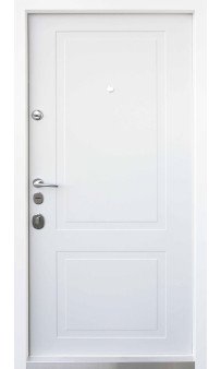 Входная дверь QDOORS Авангард Трино дуб графит / белый супермат