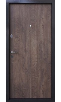 Входная дверь QDOORS Премиум Люксор спил дерева коньячный