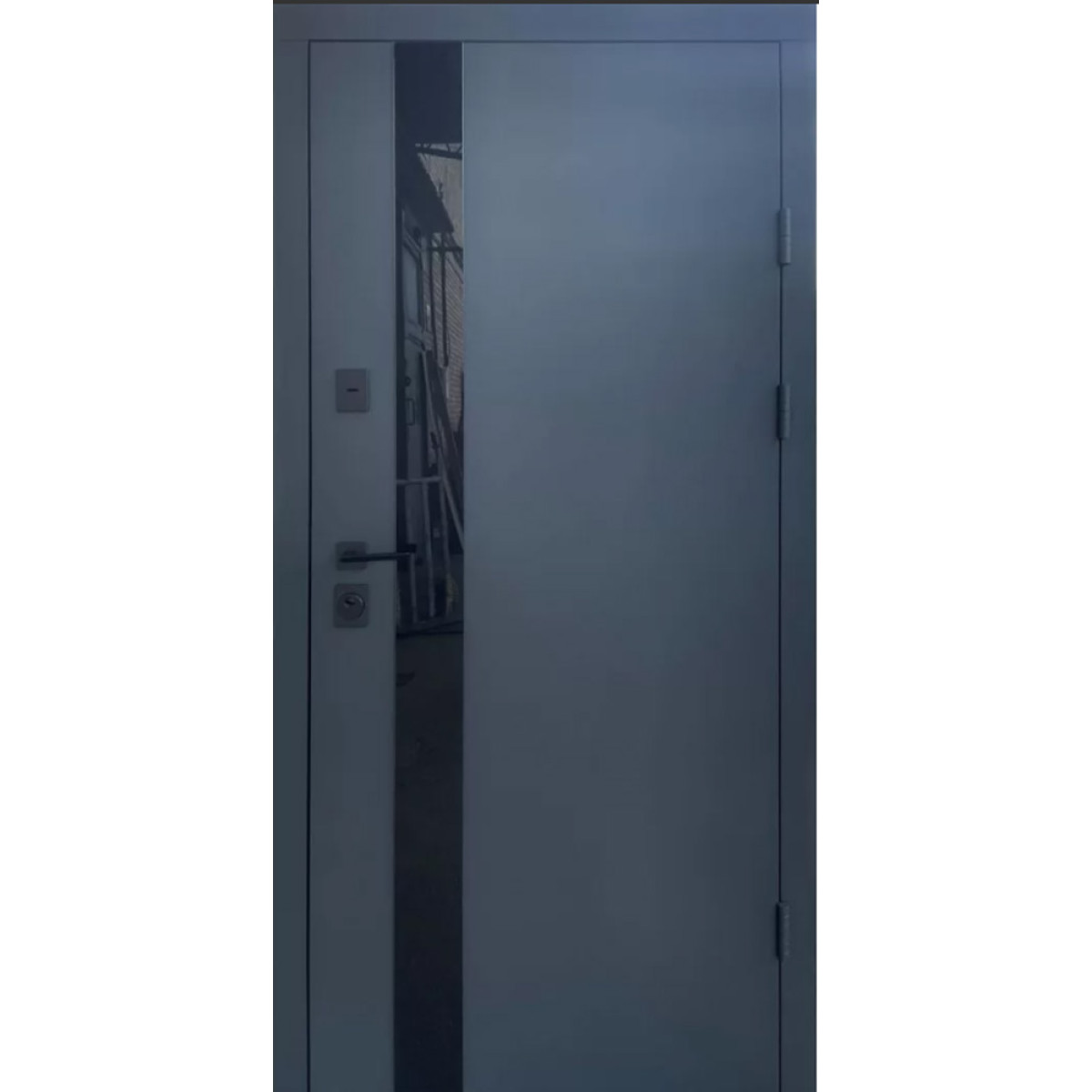 Вхідні двері QDOORS Street Элегант антрацит/гладка Vinorit білий