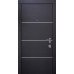 Вхідні двері QDOORS Авангард Горизонт AL венге темний горизонт / венге темний горизонт