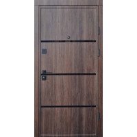 Вхідні двері QDOORS Ультра Аккорд-Ac дуб табак біле дерево (ЧБ) Вхідні двері QDOORS Ультра Аккорд-Ac дуб табак біле дерево (ЧБ)