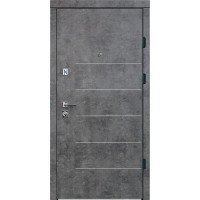 Входная дверь BEREZ Lux Porte мрамор темный/ ПВХ белый сатин Входная дверь BEREZ Lux Porte мрамор темный/ ПВХ белый сатин