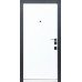 Входная дверь BEREZ Lux Premium Mottura Bordo бронзовый браш, дополнение Софт Блэк/ ПВХ белый сатин