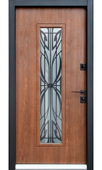 Входная дверь Proof Standart Mottura Caesar PF дуб темный/Vinorit дуб темный