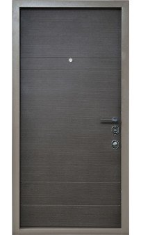 Входная дверь Straj LUX Standart Mottura Бревис плюс венге серый горизонт