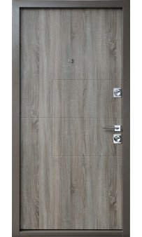 Входная дверь Straj LUX Standart Mottura Квадро санома темная