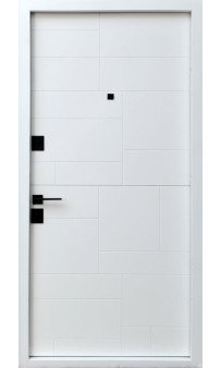 Входная дверь Straj LUX Standart Securemme Пирамис венге серый горизонт АРТ/ белая эмаль VG