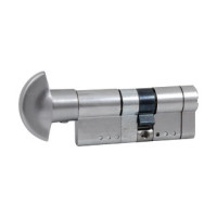 Цилиндр Securemme 361PCS4030115 K64 40/30 мм 5кл +1 монтажный ключ/ручка матовый хром