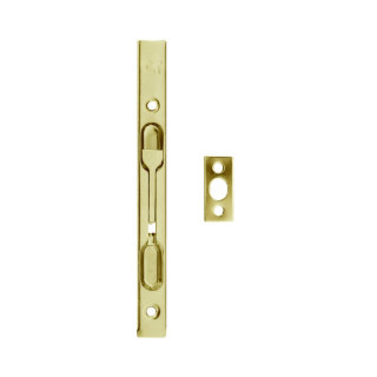 Шпингалет Comit LX160 BP врезной откидной 160/16 латунь Шпингалет Comit LX160 BP врезной откидной 160/16 латунь