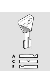 Mottura Art. 92105E00C Заготовки для ключей для нажимных цилиндров