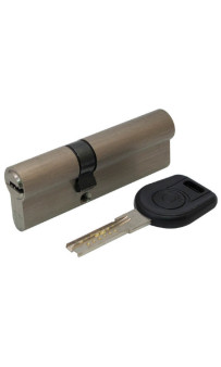 Цилиндр дверной Вruno Security 35/55мм лаз. 90мм 5кл никель