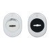 Securemme 4224EZT27M4 Комплект броненакладка сувальдная, хром (овал) Securemme 4224EZT27M4 Комплект броненакладка сувальдная, хром (овал)
