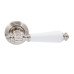 Ручка Fimet 106P-269 F21 Michelle, никель/белый фарфор, R, ф/з