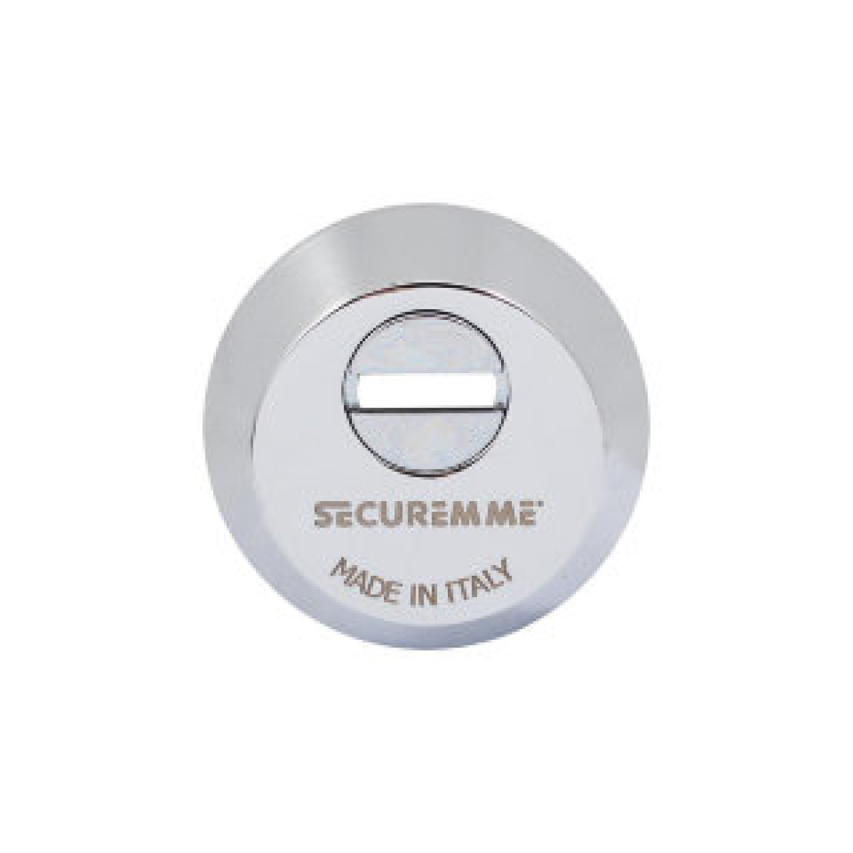 Securemme 4255ECL14M2 Броненакладка під циліндр хром, з логотипом