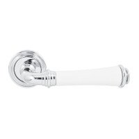 Ручка Fimet 1028P-261 F04 Tasha хром/белый фарфор R ф/з