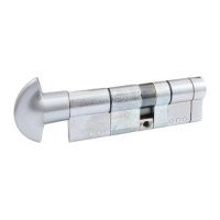 Цилиндр Securemme 361BPCS5040115 K64 50/40 мм 5кл +1 ключ/ручка мат.хром