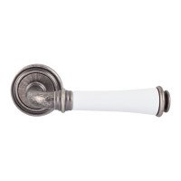 Ручка Fimet 1028P-261 F45 Tasha ант железо/белый фарфор Ручка Fimet 1028P-261 F45 Tasha ант железо/белый фарфор